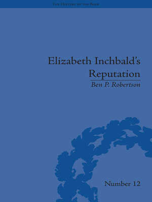 cover image of Elizabeth Inchbald's Reputation